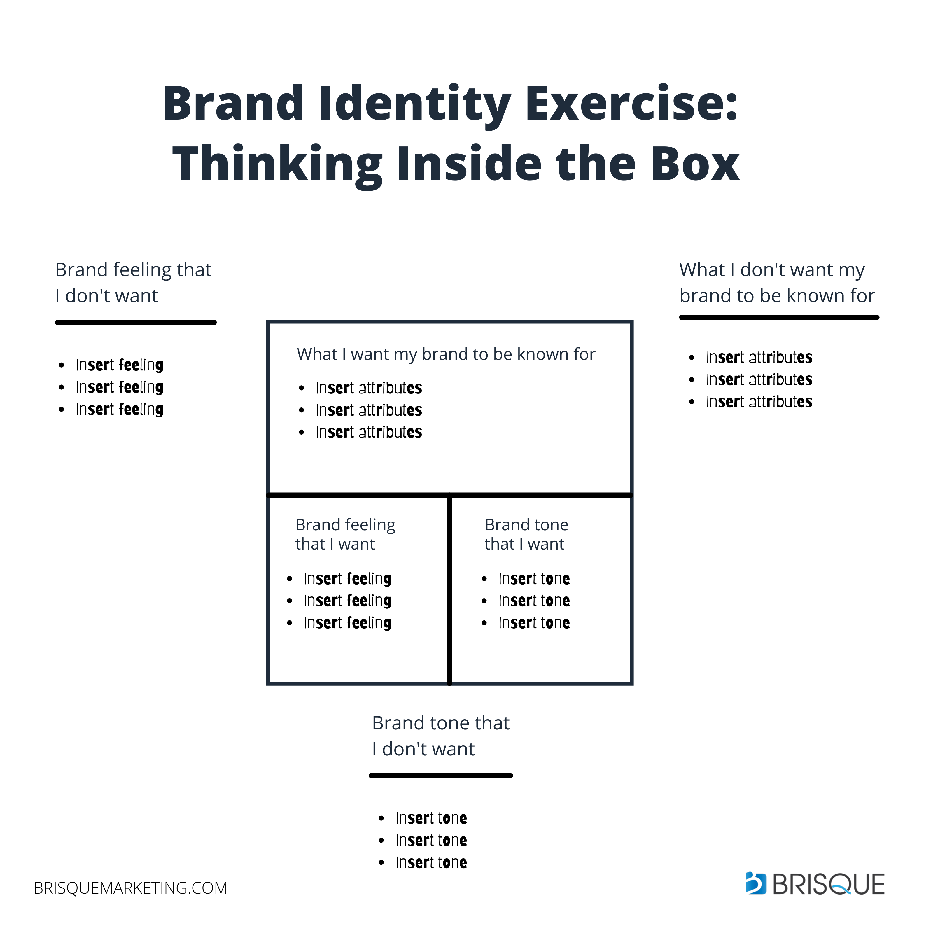 Brand Identity Template - Brand Identity Exercise - Example