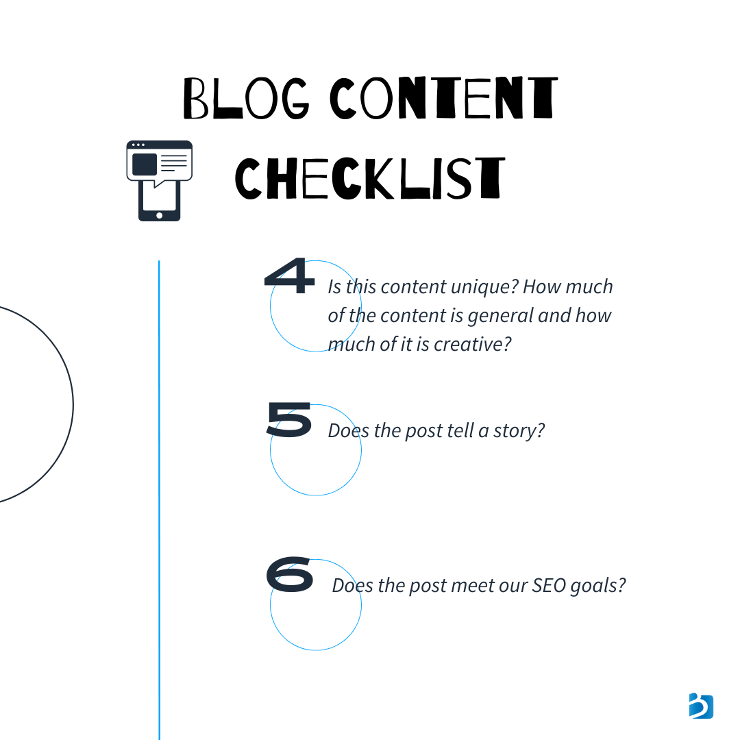 blog publishing checklist